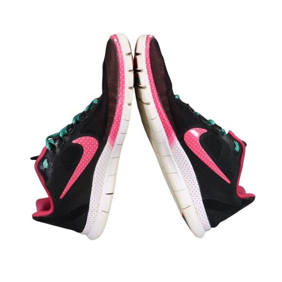 Nike Shoes Womens 8 Athletic Trainers Free 3.0 Advantage Running Sneaker Black - Picture 8 of 13